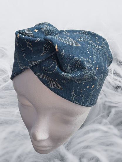 Handmade Knotted Headband for Women | Soft Fabric | Comfortable Adult Headband | Boho/Celestial Hair Accessory