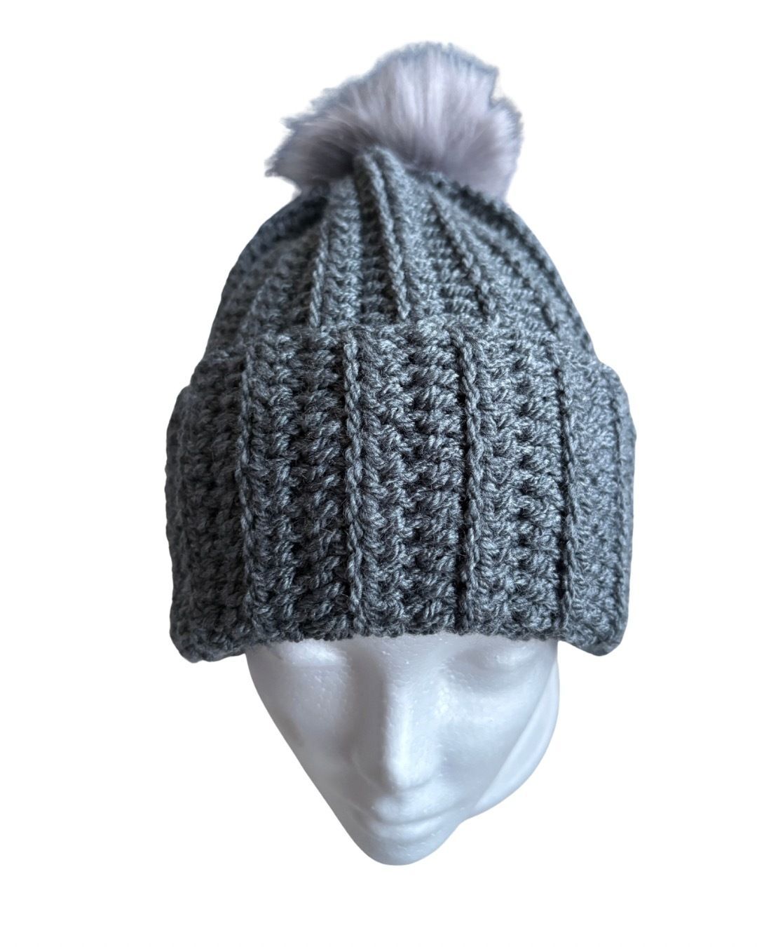 Crochet Winter Hat | Handmade in Adult Size Approx 56cm Circumference