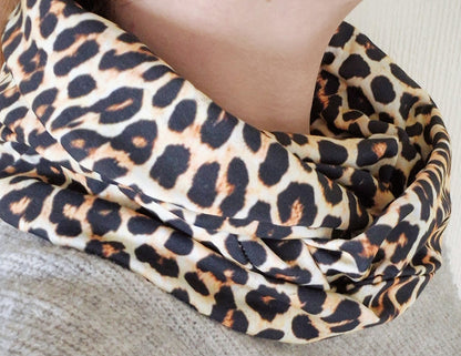 Animal Print Premium Print 100% Knitted Cotton Infinity Scarf
