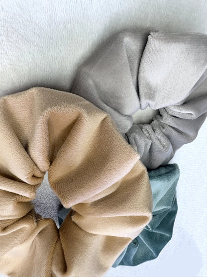 Oversized Velvet Hair Scrunchies