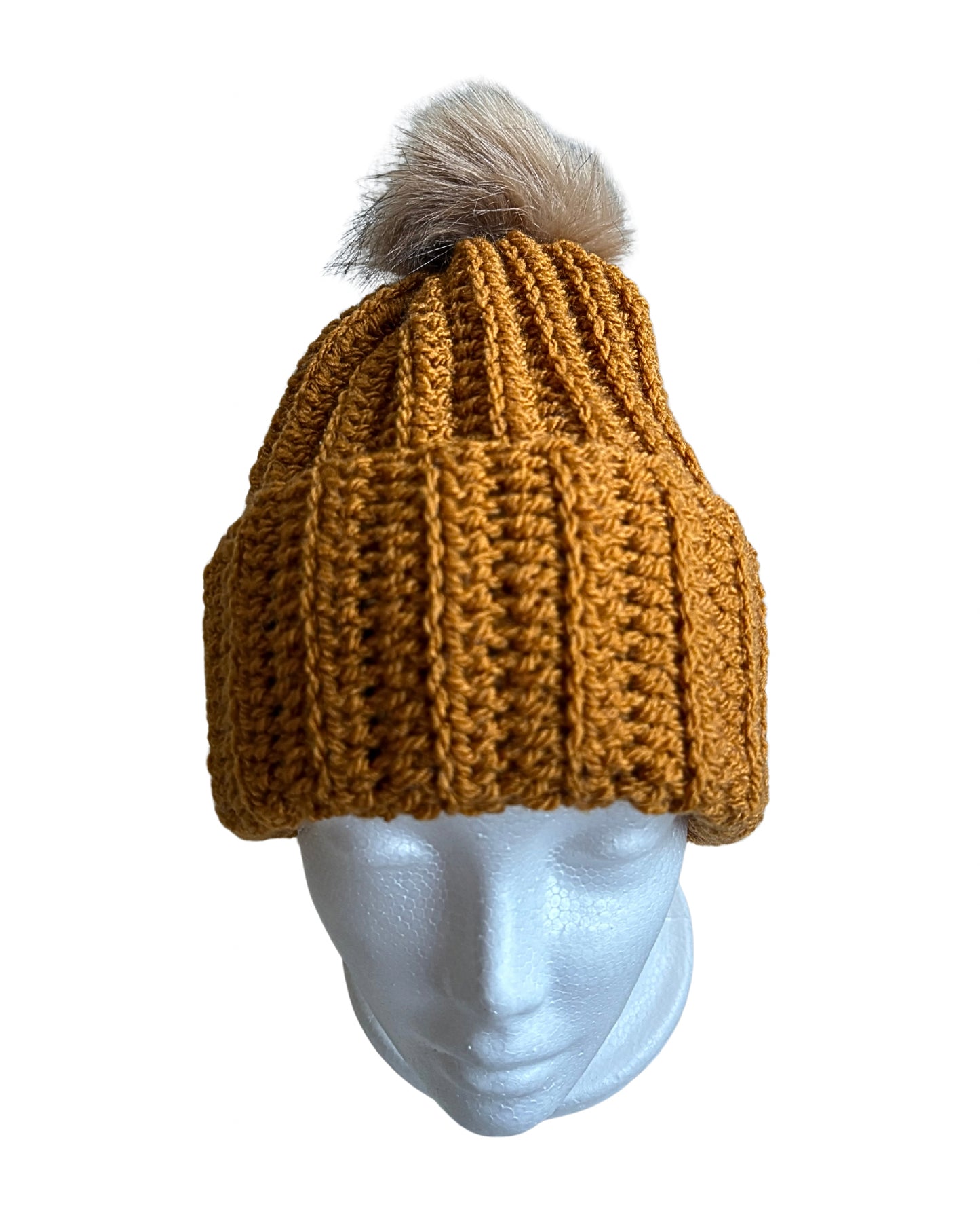 Crochet Winter Hat | Handmade in Adult Size Approx 56cm Circumference