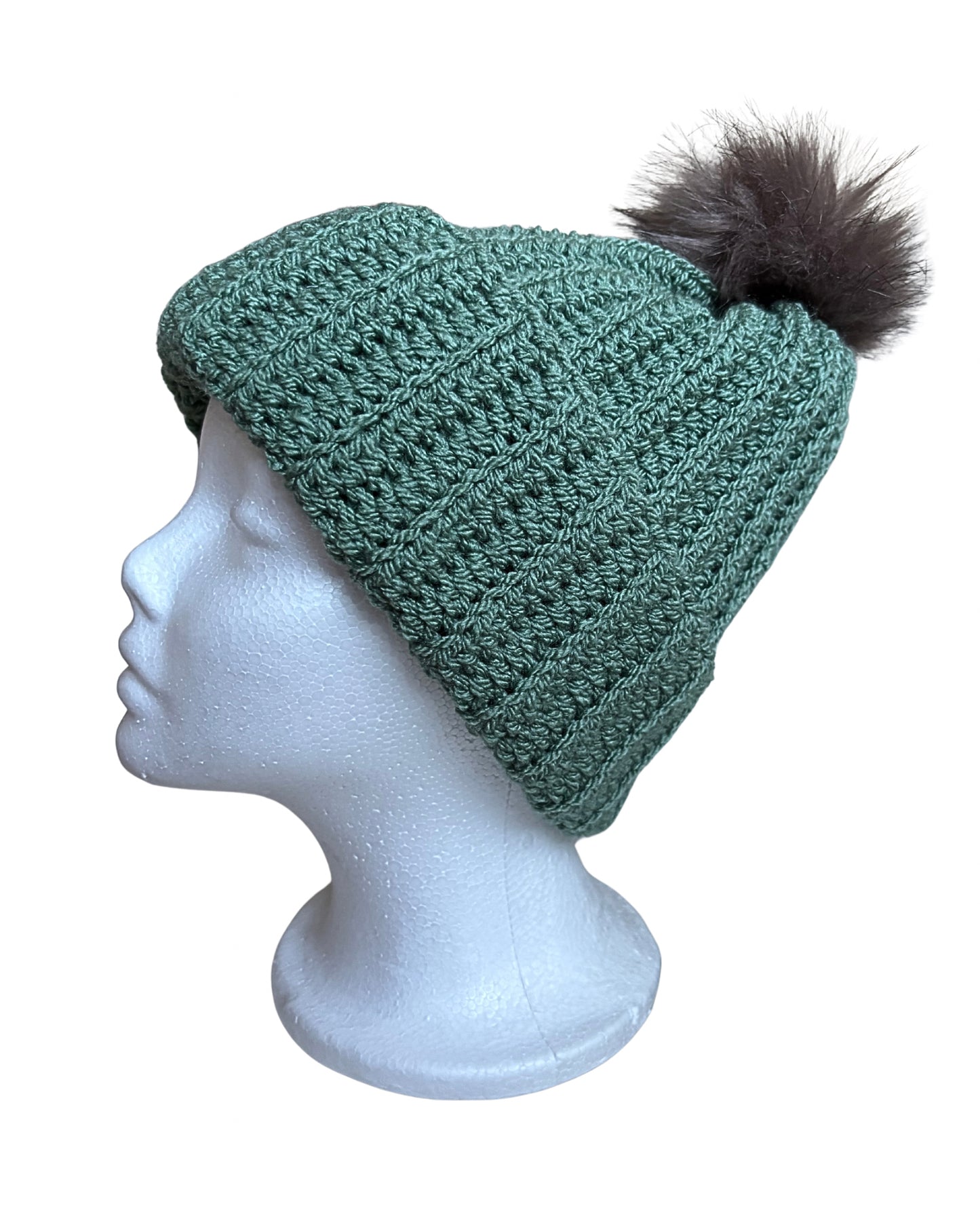 Crochet Winter Hat | Handmade in Adult Size Approx 56cm Circumference