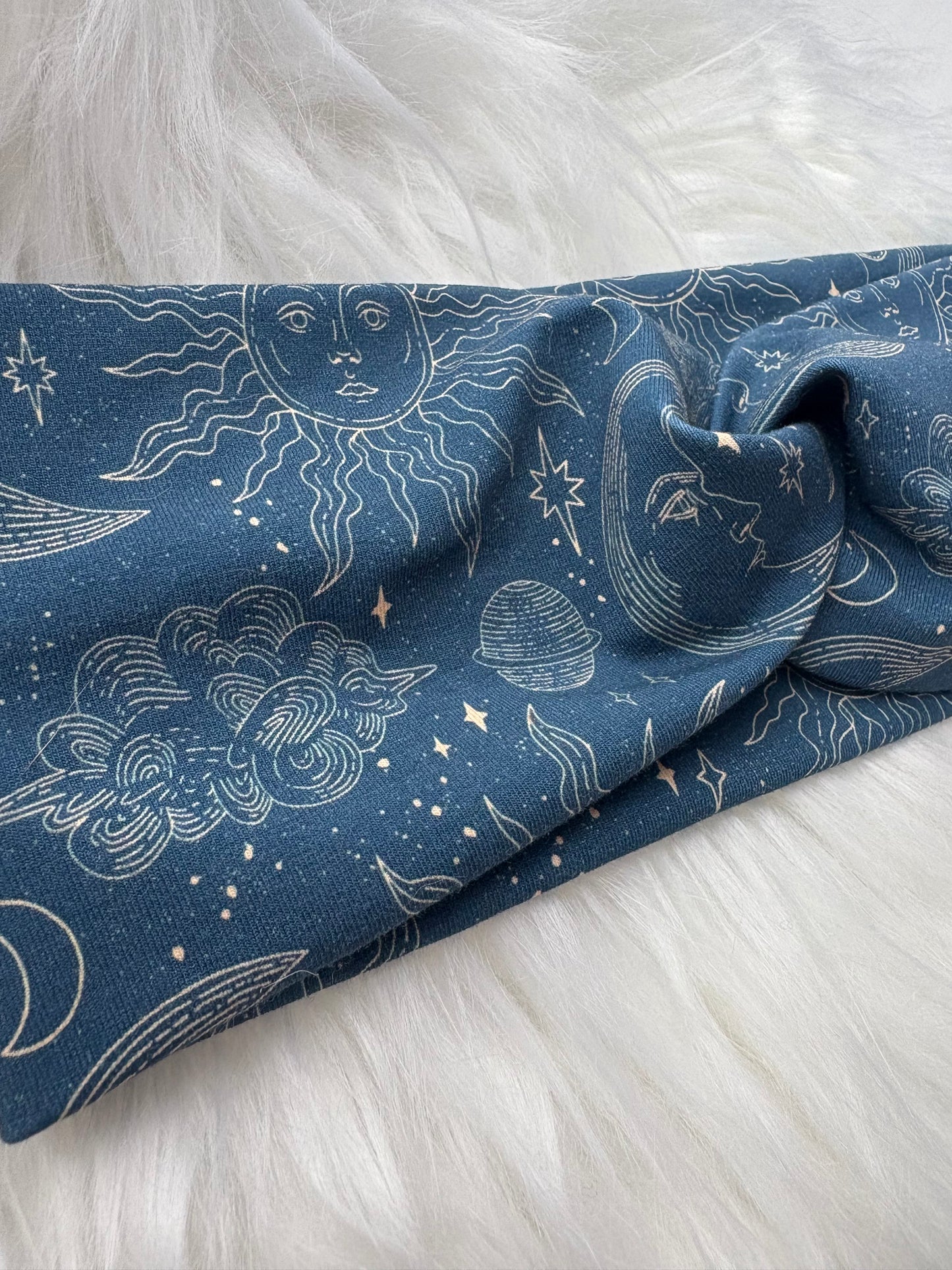 Handmade Knotted Headband for Women | Soft Fabric | Comfortable Adult Headband | Boho/Celestial Hair Accessory