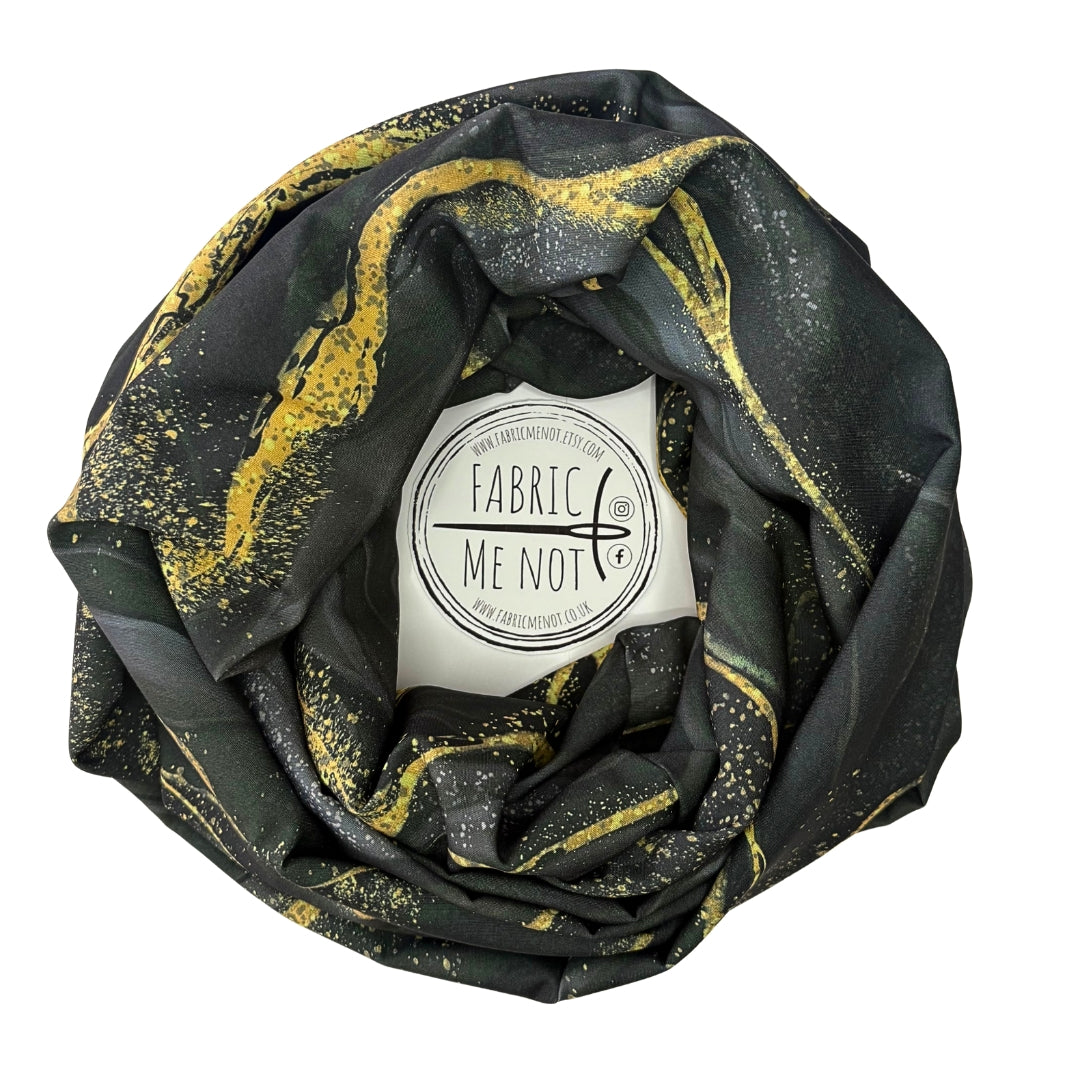 Emerald Marbel Look Light Infinity Scarf 100% Polyester