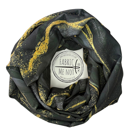 Emerald Marbel Look Light Infinity Scarf 100% Polyester