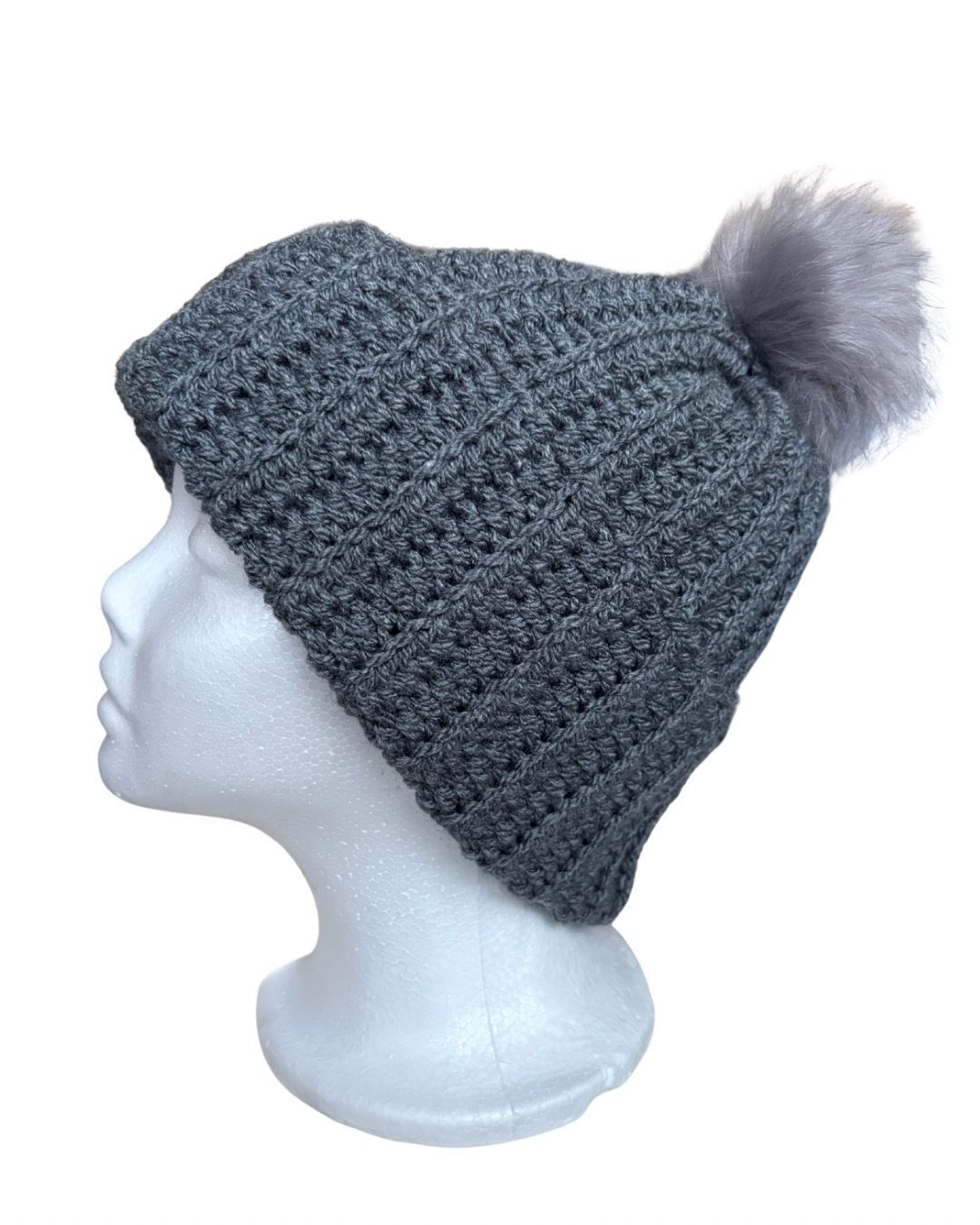 Crochet Winter Hat | Handmade in Adult Size Approx 56cm Circumference