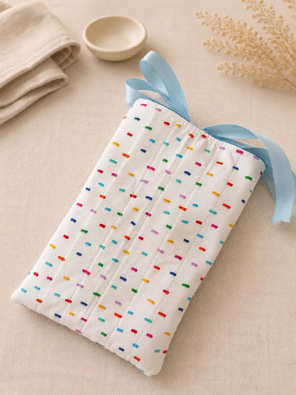 Colourful Sprinkles Fabric Book Sleeve | Padded Book Cover